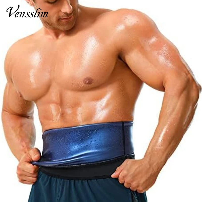 Men Slimming Body Shaper Sauna Sweat Belt Waist Trainer Corsets Belly Band Sport Girdle Modeling Straps Stomach Wraps Fat Burner