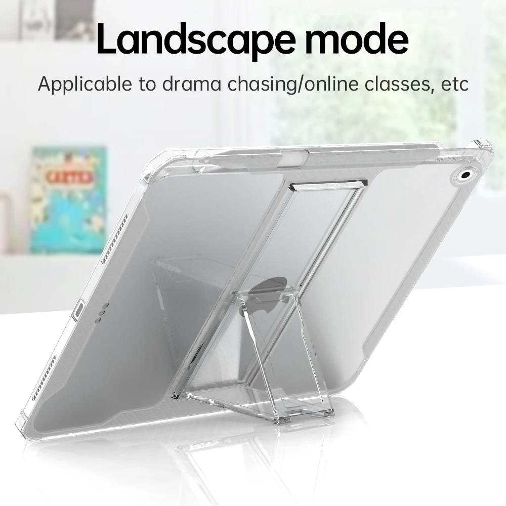 

Подставка для iPad 10,2, 2021, 2020, 2019, силиконовая задняя крышка из ТПУ для iPad 10, 2, 7, 8, 9 поколения, прозрачные чехлы