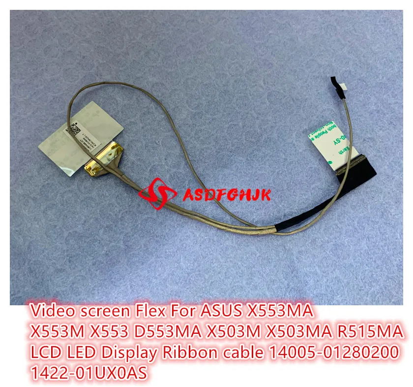 For ASUS X553MA X553M X553 D553MA X503M X503MA R515MA LCD Cable  LED Display Ribbon 14005-01280200 1422-01UX0AS