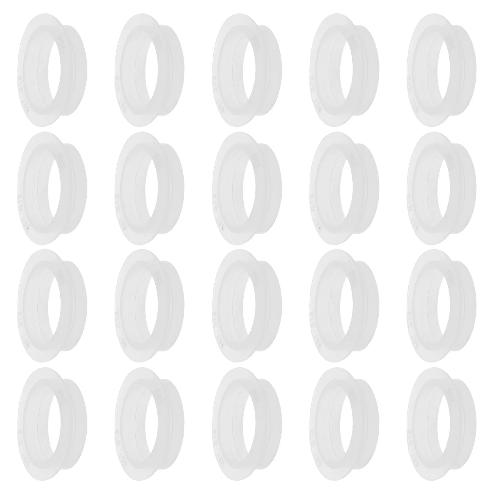 20Pcs Rear Assist Parking Sensor Gaskets Rubber Replacement Seal Rings Universal Waterproof Shock Absorption Car Bumper Reverse