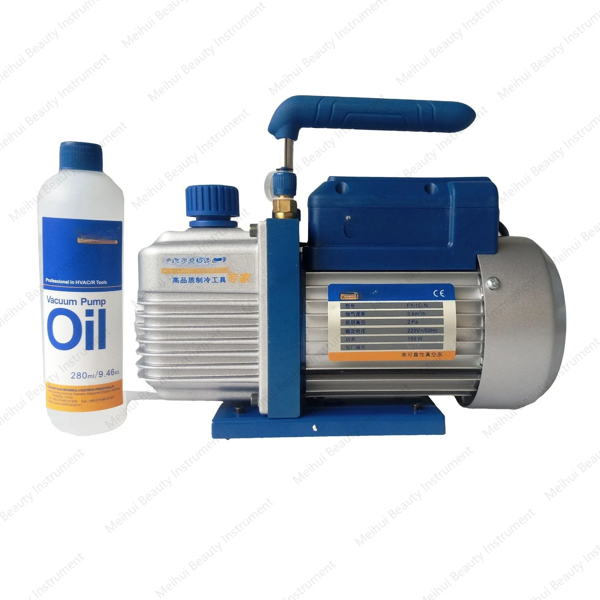 Small Vacuum Pump FY-1/2/3/4C Rotary Vane Pump Single Stage Refrigerant Rotary Vane Vacuum Pump