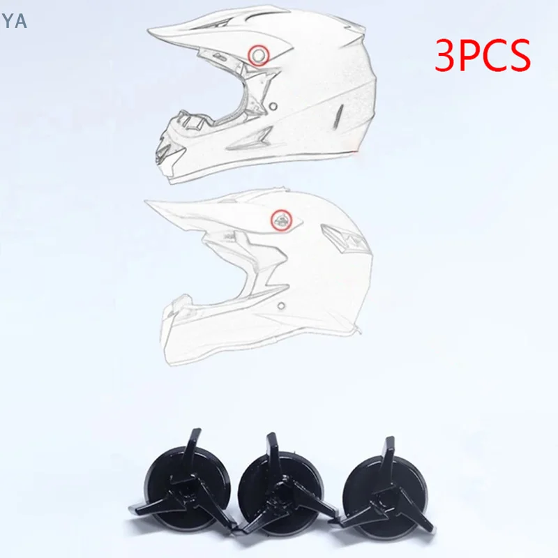 [YA]Off-road Helmet Special Screw For Sun Visor Fixing Plastic Screw Universal Plastic Screw Off-road Helmet Screw