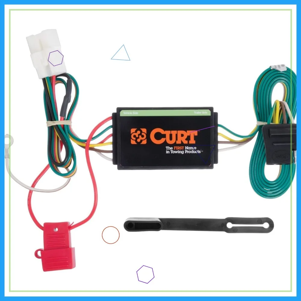 

Универсальный 4-контактный жгут проводов прицепа, простая подключаемая установка для моделей Subaru, устойчивый к атмосферным воздействиям с пылезащитным чехлом