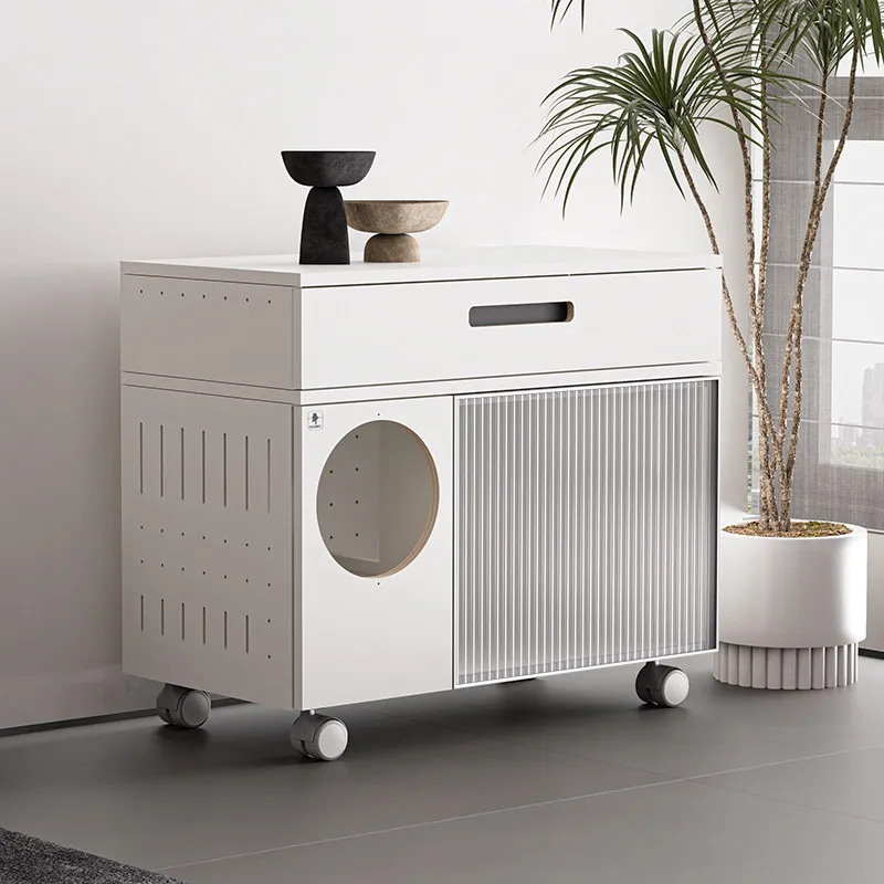 Extra Large cat Litter Box Accessories Closed Defecation Litter Box Sandbox Training Hiding Toilet Areneros De Gatos Home Items