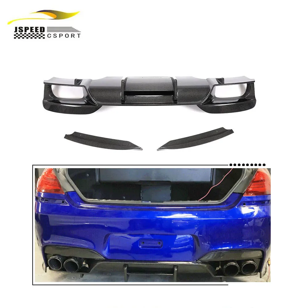 

Suitable for Carbon fiber rear bumper diffuser Suitable for BMW F06, F12, F13 M6 GRAN COUPE 2013-2019