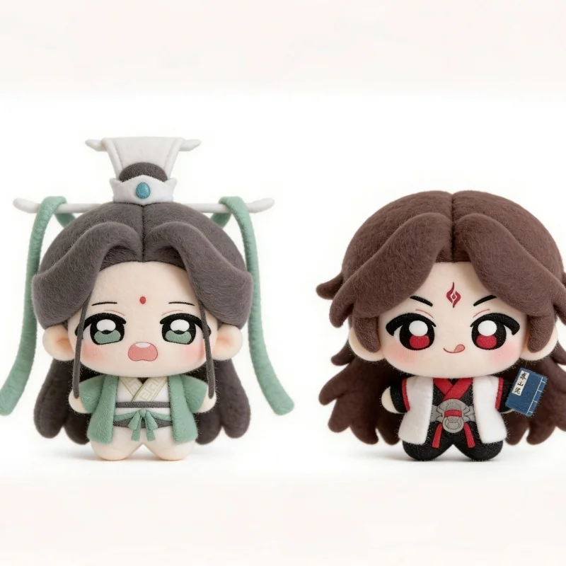 

Anime The Scum Villain'S Self-Saving System Shen Qingqiu Luo Binghe Cosplay 10cm Key Chain Pendant Accessories Toy Girl Gifts