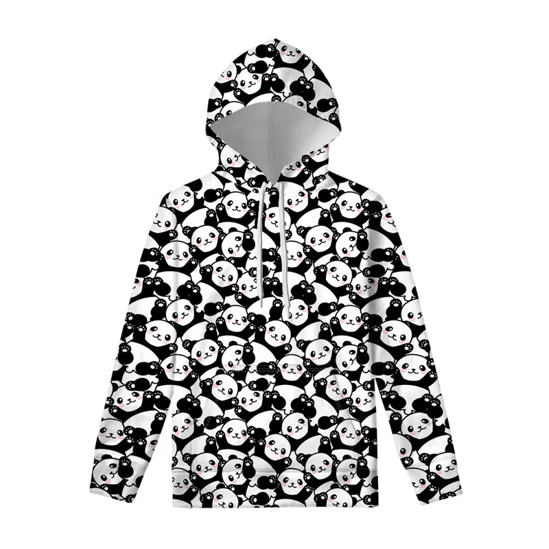 Chinese Panda Bamboo 3D Printed Hoodie For Men Kids Cartoon Animal Hoody Long Sleeve Hoodies Tops Casual Pullover Swearshirts