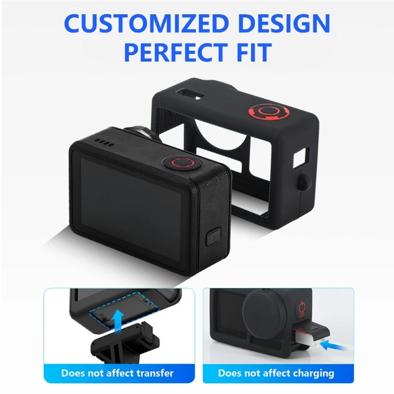 

Гибкая силиконовая рукава кожа для действия 5PRO Camera Lens Holder D2RC