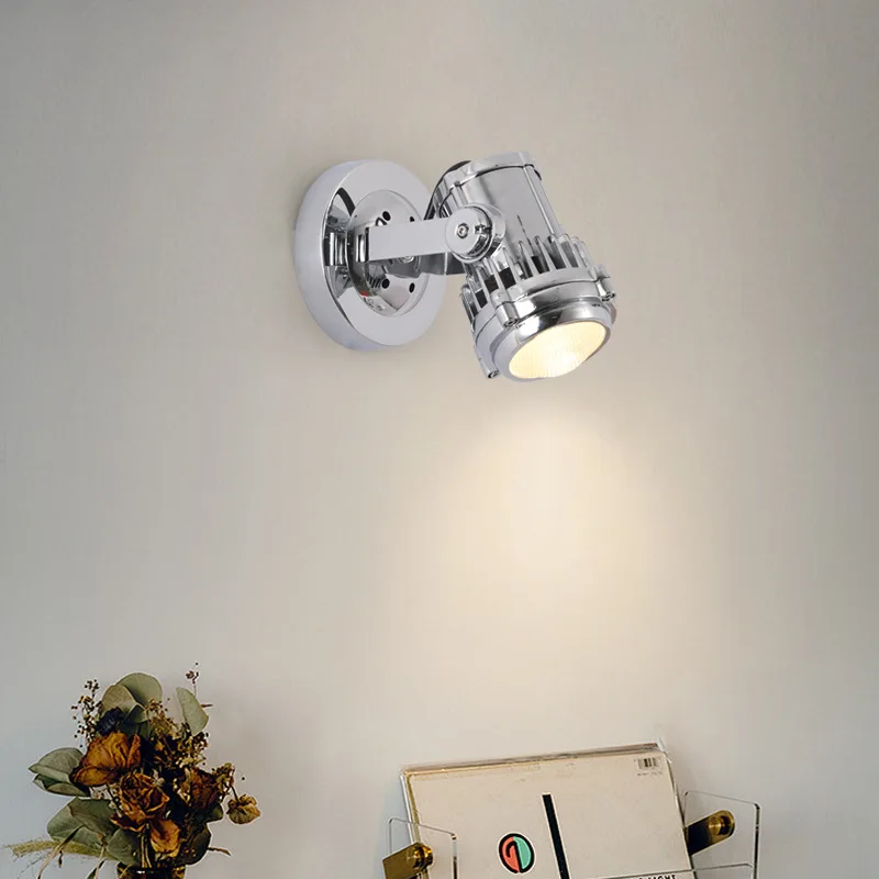 Industrial Corridor Wall Lamp LED Loft Cafe Shop Bar Restaurant Hotel Bedside Retro Sconces Rocker Adjustable Folding Wall Light