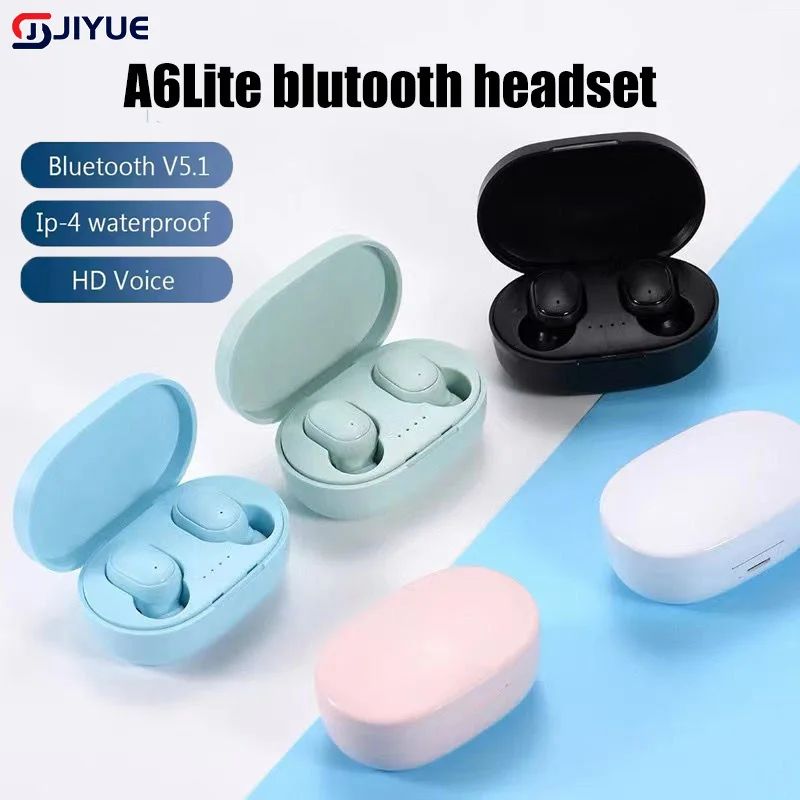 A6S Wireless Bluetooth Headsets High Sound Quality Sports Waterproof Noise-cancelling Headsets Touch Control And Microphone