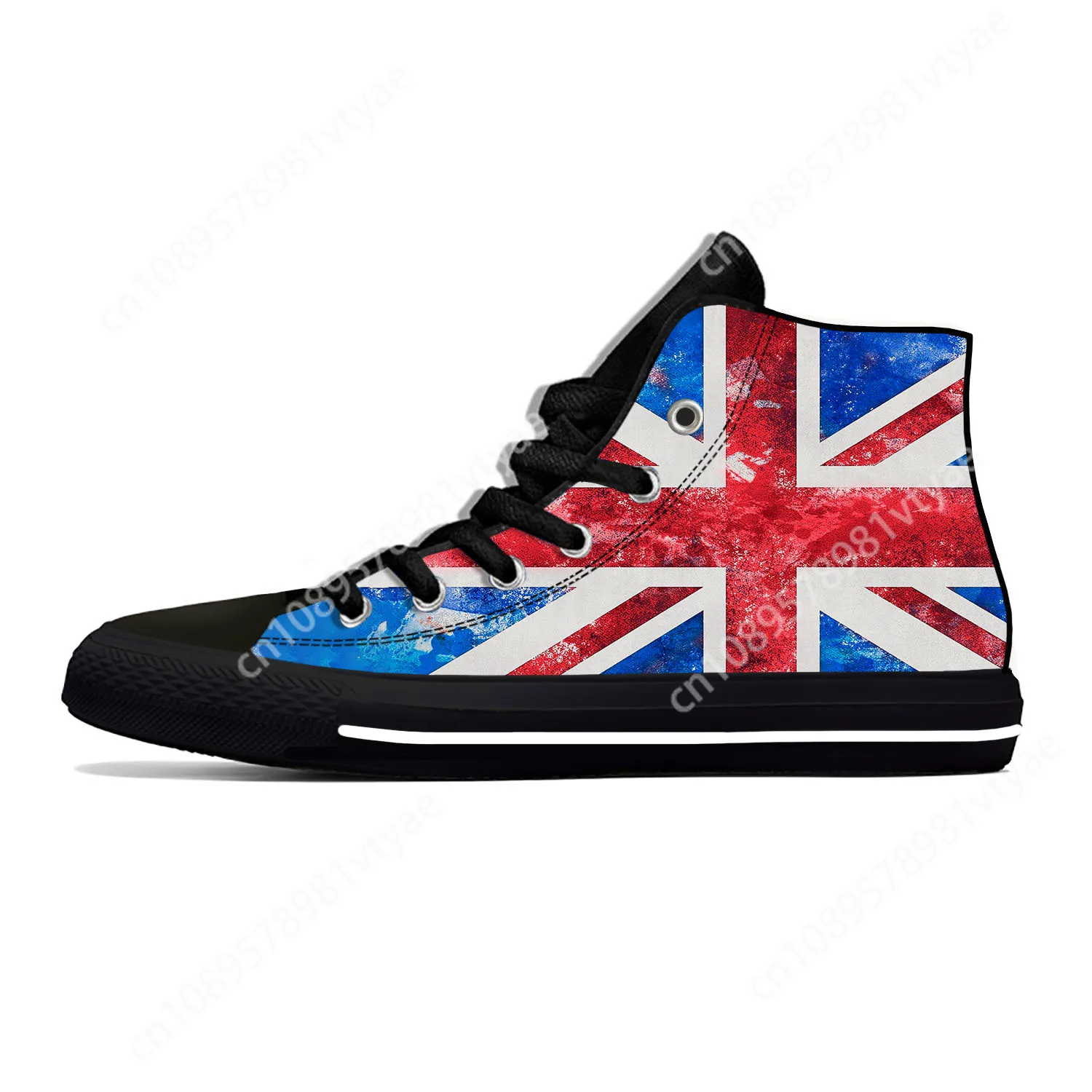 Hot Summer Britain British UK Flag Union Jack United Kingdom Casual Shoes High Top Men Women Cool Sneakers Classic Board Shoes