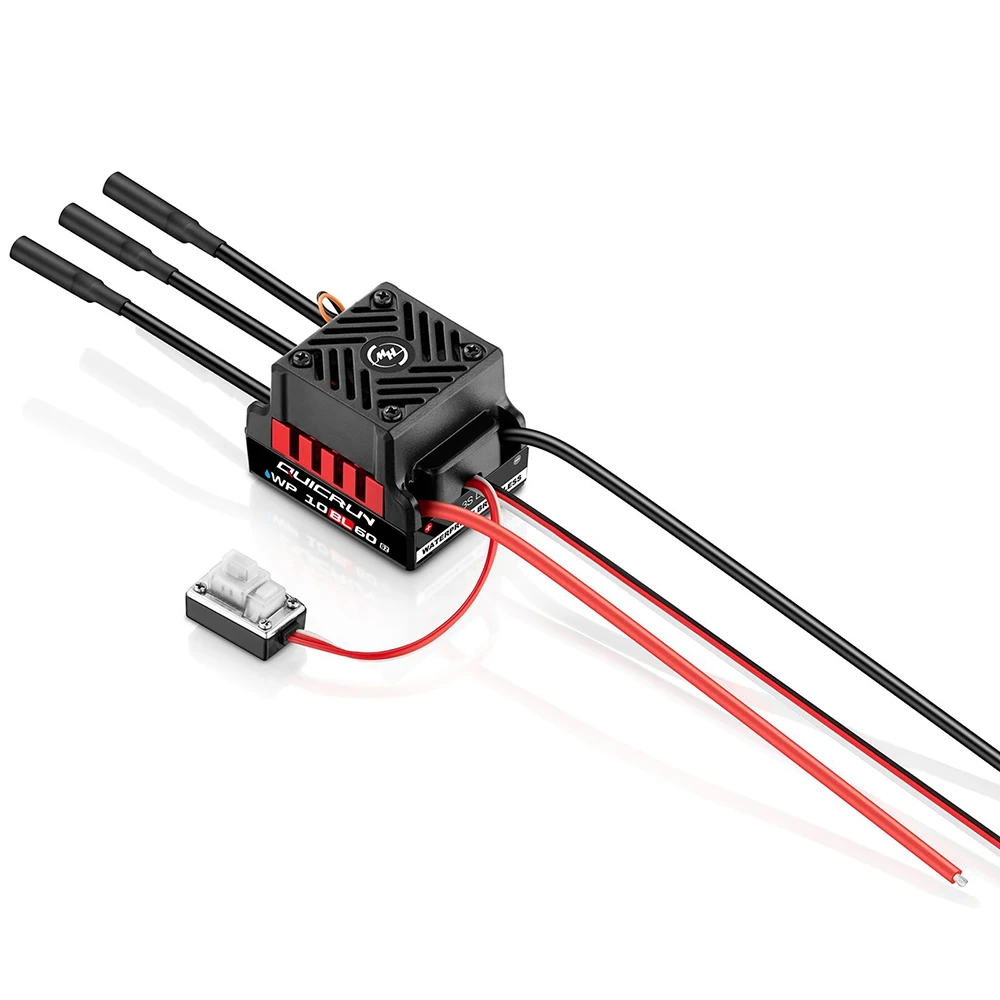 HobbyWing QuicRun WP 10BL60 RC ESC Brushless Waterproof 60A Sensorless for 1/10 RC Car - view 4