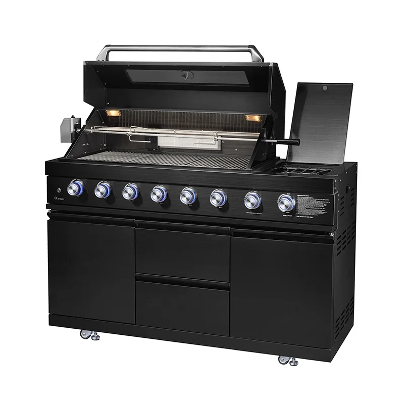 

Villa Outdoor Courtyard 304 Stainless Steel High-end Mobile Barbecue Grill