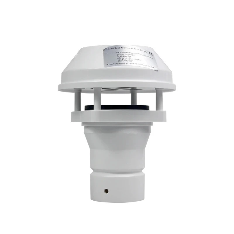 HotRika RK120-09 RS232/RS485/4-20mA/0-5V Range 0-70m/s 0-359 2 n 1 Ultra Ultrasonic Anemometer Wind Speed and Direction Sensor