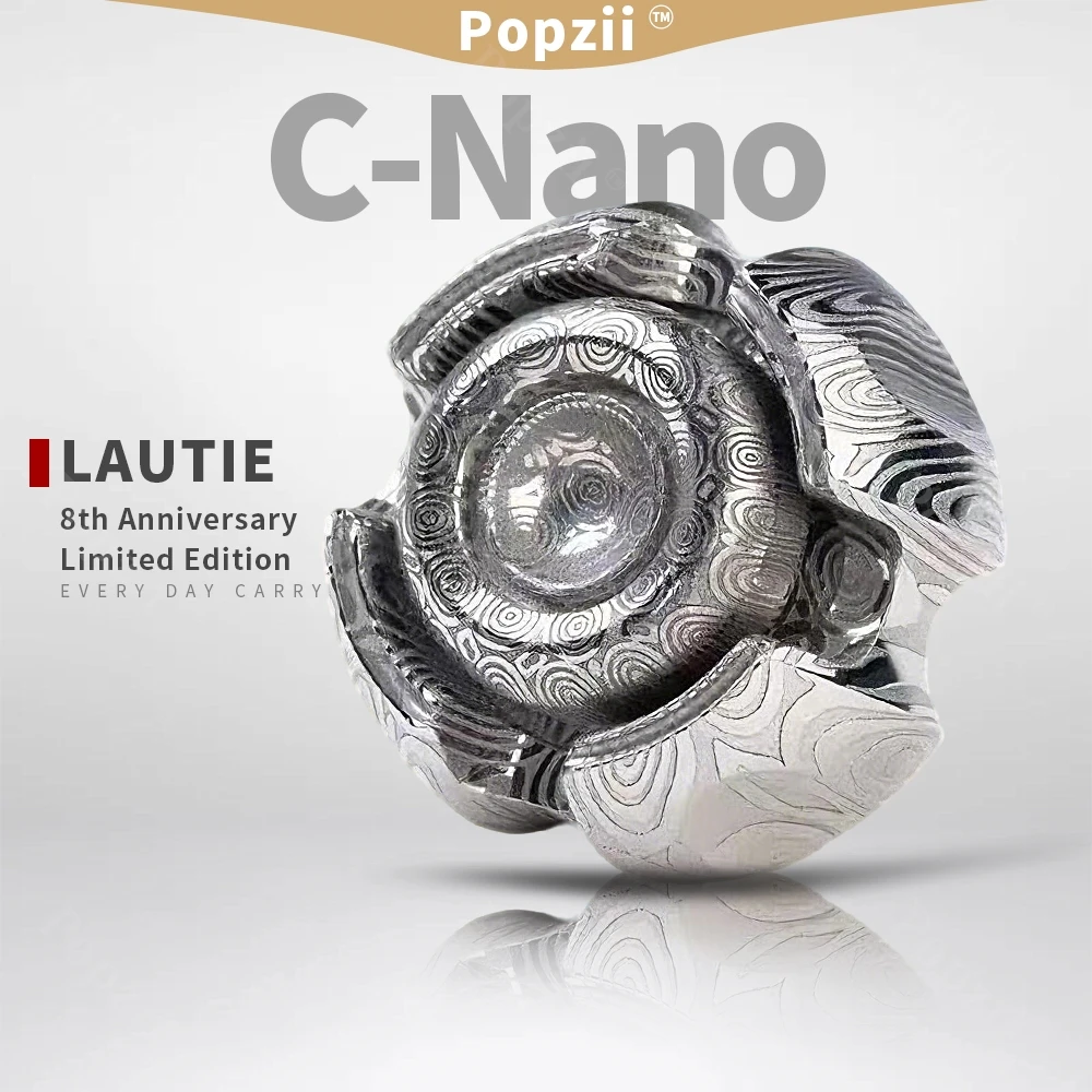LAUTIE C-Nano DMS 8th الذكرى طبعة محدودة تململ سبينر الإصبع الدوران الكبار لعبة لتخفيف التوتر ألعاب القلق #1