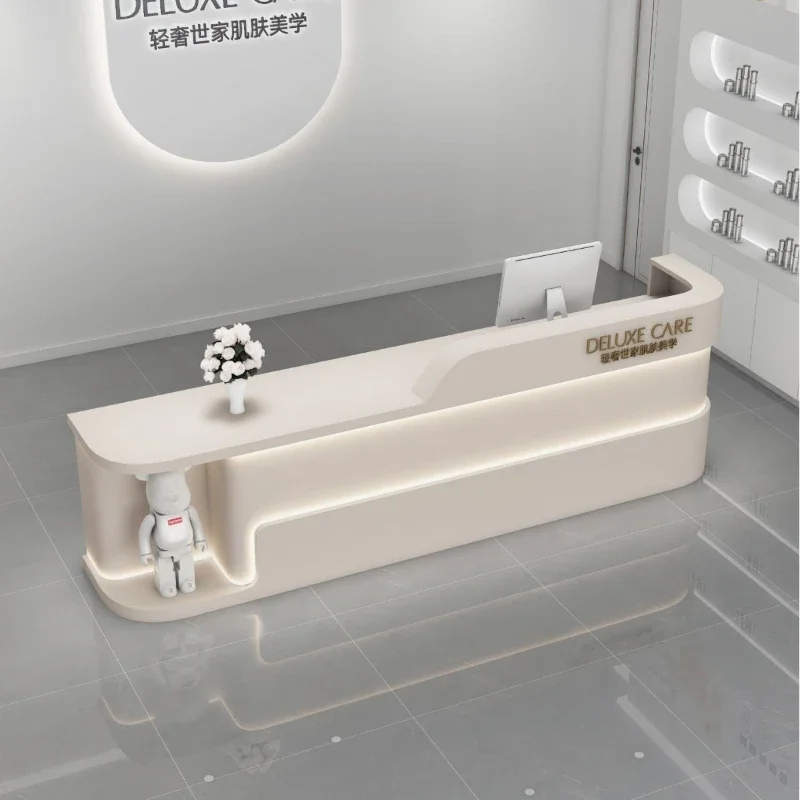 Modern Beauty Institute Pulpitfor Churchcorner Reception Counter Beauty Salon Reception Salon Checkout Counter Point Makeup Desk