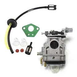 Carburetor With Gasket Hose Fuel Filter For Brush Cutter Engine 52cc 49cc 43cc Engines Carburetor Gasket Priming Pump Fuel Hose