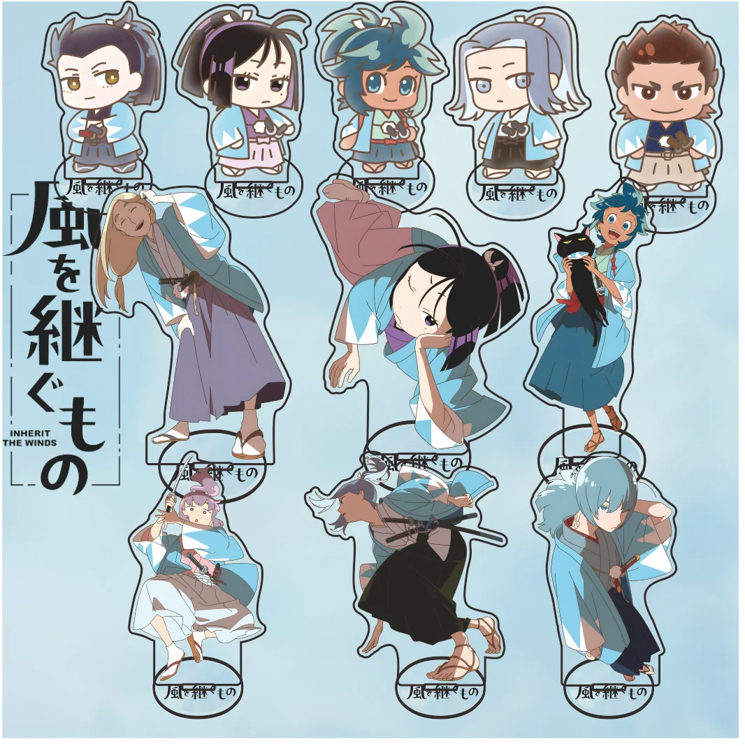 Anime Character Tachikawa Junsuke Acrylic Stand Double Sided Print Inherit the Winds Desktop Ornament Figure Model Gift keychain