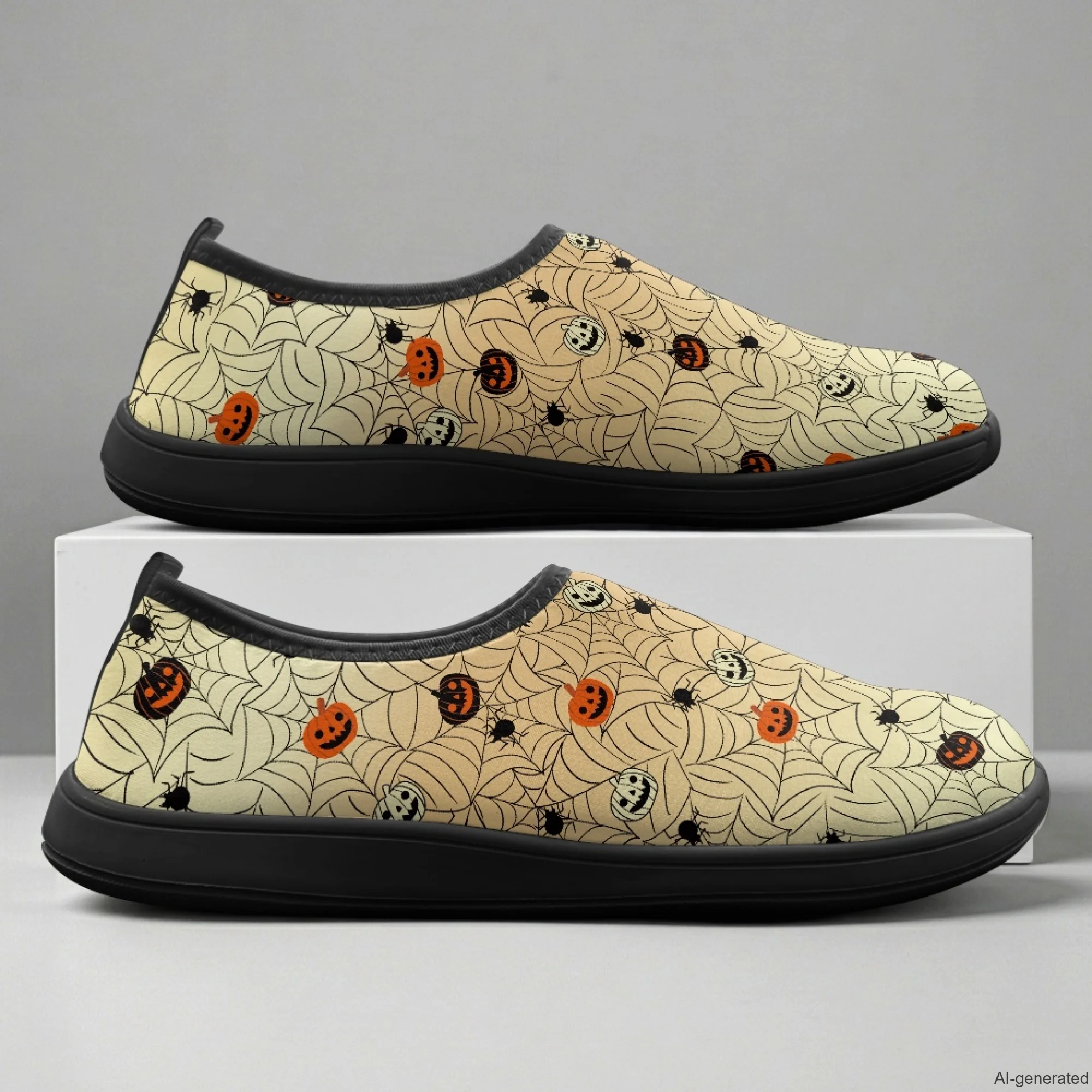 XIXIRIMIDO Wide Toe Box Workout Casual Sports Shoe for Office Polyester & EVA Hiking Shoes Zero Drop Footwear Halloween