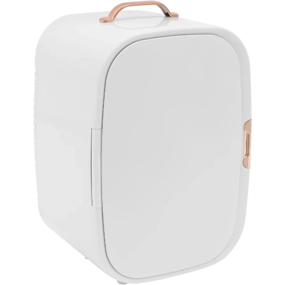 ثلاجة للعناية بالبشرة، ثلاجة صغيرة للمكياج سعة 12 لتر لغرفة النوم، مبرد محمول وثلاجة صغيرة مدمجة لمستحضرات التجميل والمشروبات،