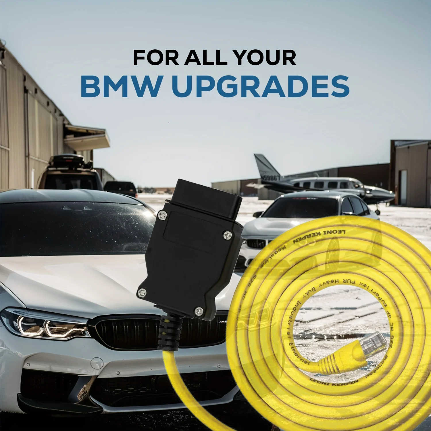 

For BMW ENET Ethernet to OBD Interface E-SYS ICOM Coding for F-serie Diagnostic Cable Data OBDII Coding