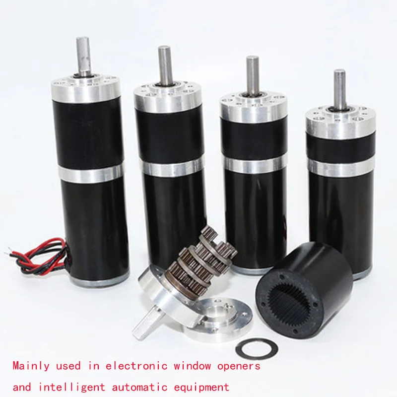 Miniature All-Metal Planetary Gear Motor With Brush Dc Low Speed With High Torque Used In Electronic Window Openers