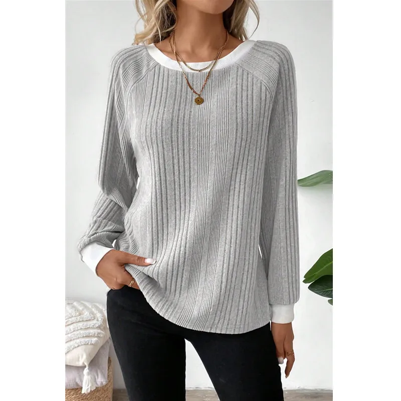 Patchwork Knitter Winter Long Sleeve Sweaters Women Sexy Slim Y2K Vintage Fashion Kpop Pullover Cheap Clothes Woman Sweater Tops