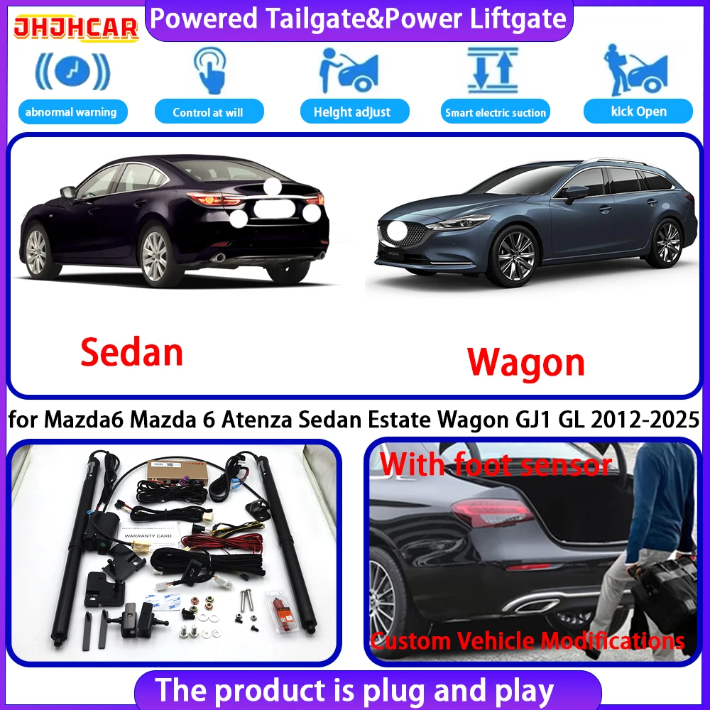 for Mazda6 Mazda 6 Atenza Sedan Estate Wagon GJ1 GL 2012-2025 OEM Smart Electric Powered Tailgate Power Liftgate Tailgate System