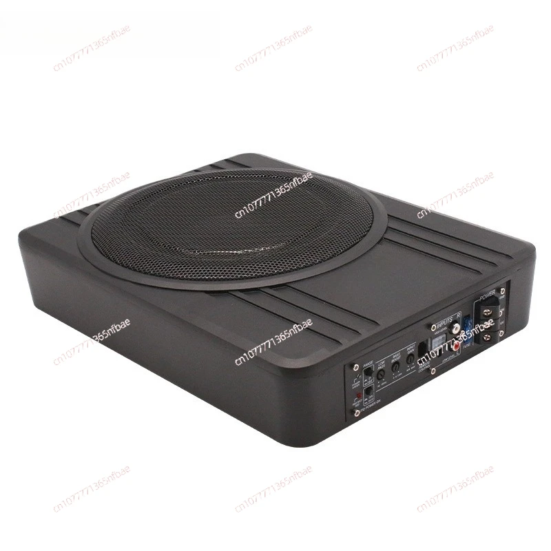 

Мощный автомобильный динамик из алюминиевого сплава 12 В, модификация звука под сиденьем, 10-дюймовый ультратонкий сабвуфер