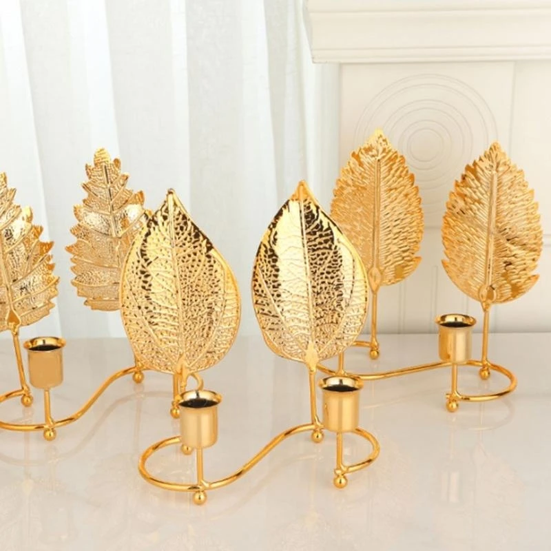 Metal Holder Decorative Candlestick for Wedding Party Decoration