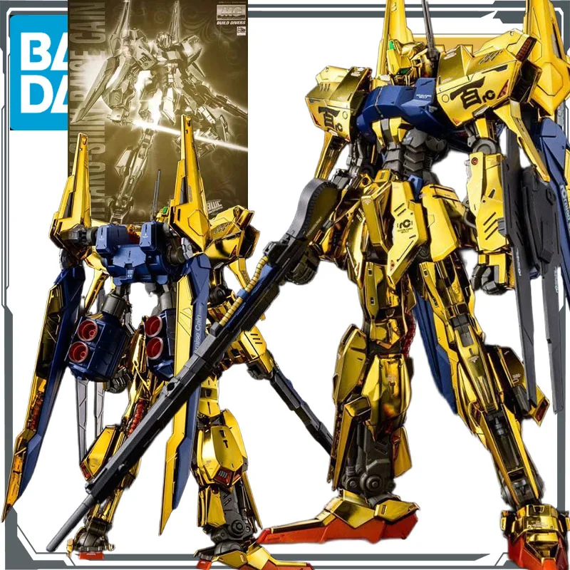 

Bandai Original MODEL KIT GUNDAM MG HYAKU - SHIKI RAISE CAIN 1/100 Аниме Фигурка Сборка Модель Игрушки Модель Подарки для мальчиков