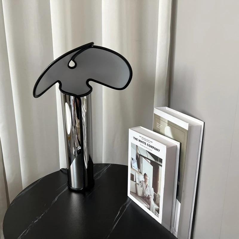 

Table lamp stainless steel Nordic minimalist designer model room showroom study hat lamp