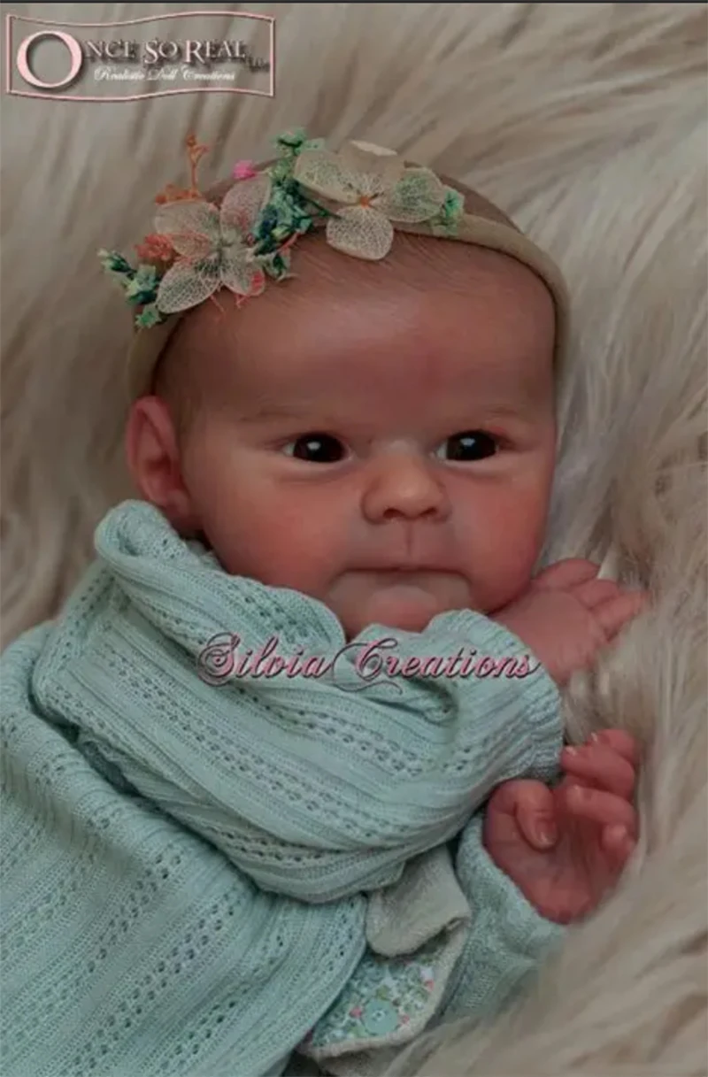 18 Inch Ayla Reborn Doll DIY Kit, Unfinished Unpainted Blank Doll Making Parts