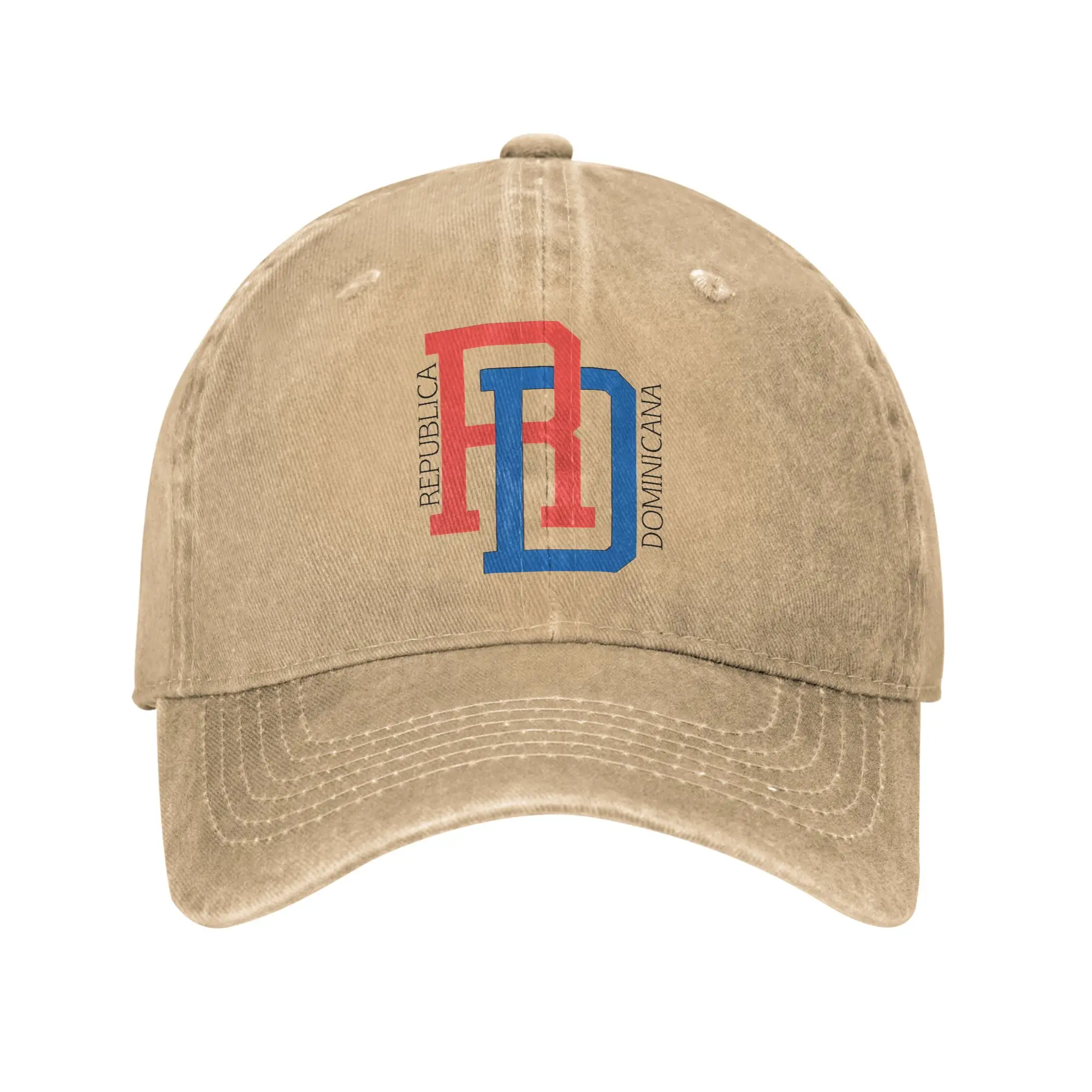 Czapki z daszkiem DR Dominikanańska Republika Flaga Merch Unisex Modne Czapki Regulowane Czapki typu Trucker Snapback