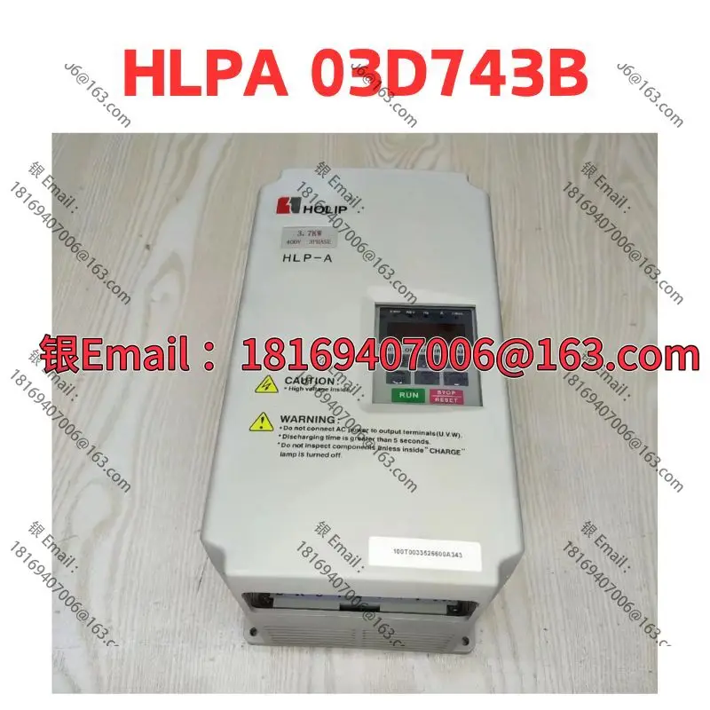 

second-hand inverter HLPA 03D743B, function well Tested well and shipped quickly