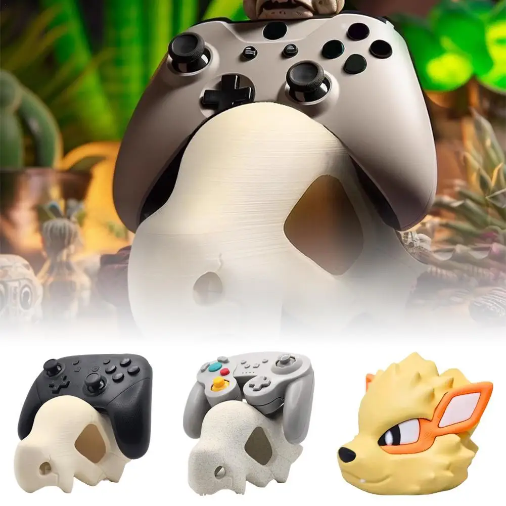 Creative Cartoon Game Controller Stand For Switch/ps5/xbox Personalized Desktop Ornaments 3D Printing Game Console Desktop Stand