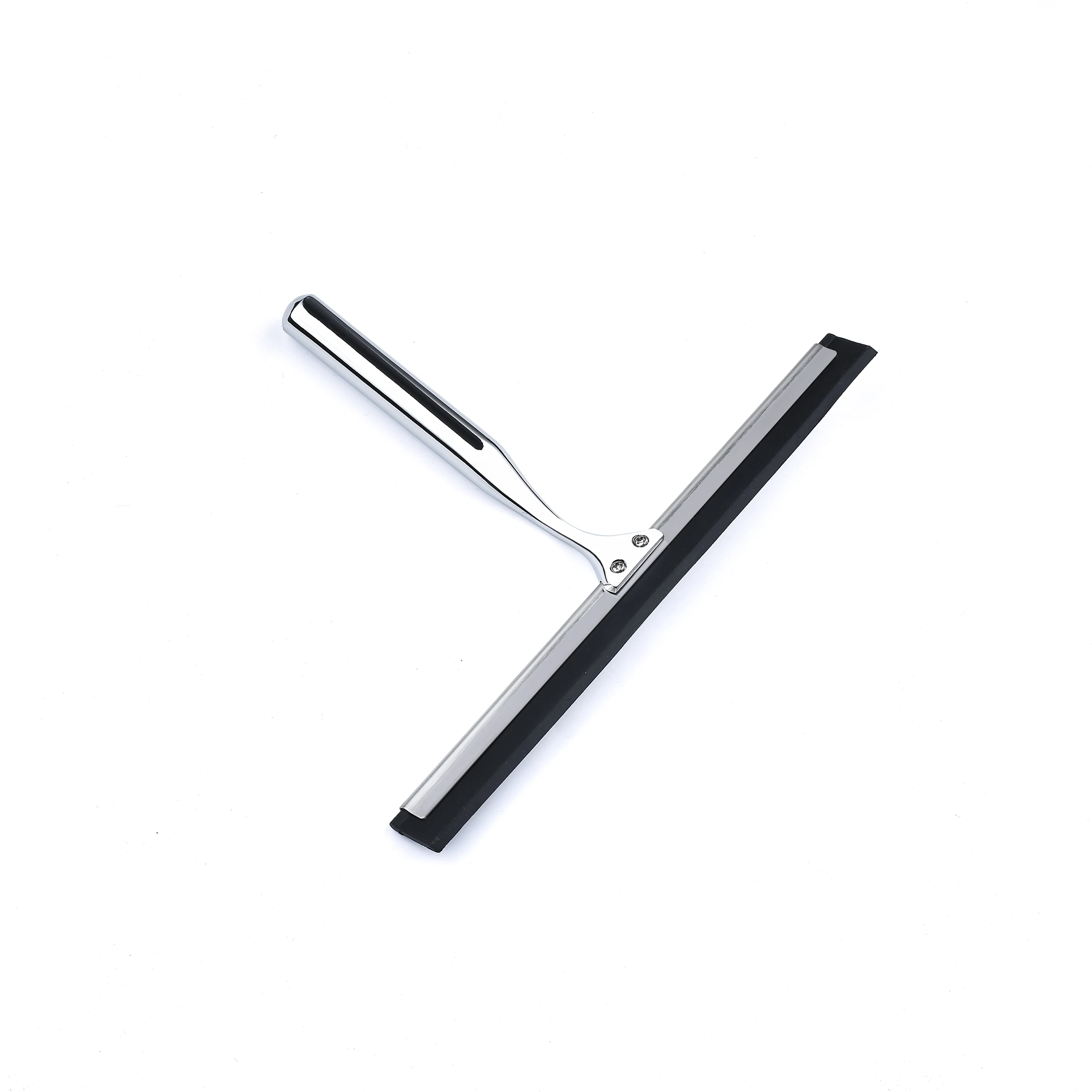 Silicone Scrape Table Squeegee with Hook Stainless Steel Shower Squeegee Windshield Glass Door Window Bathroom Washing Tool