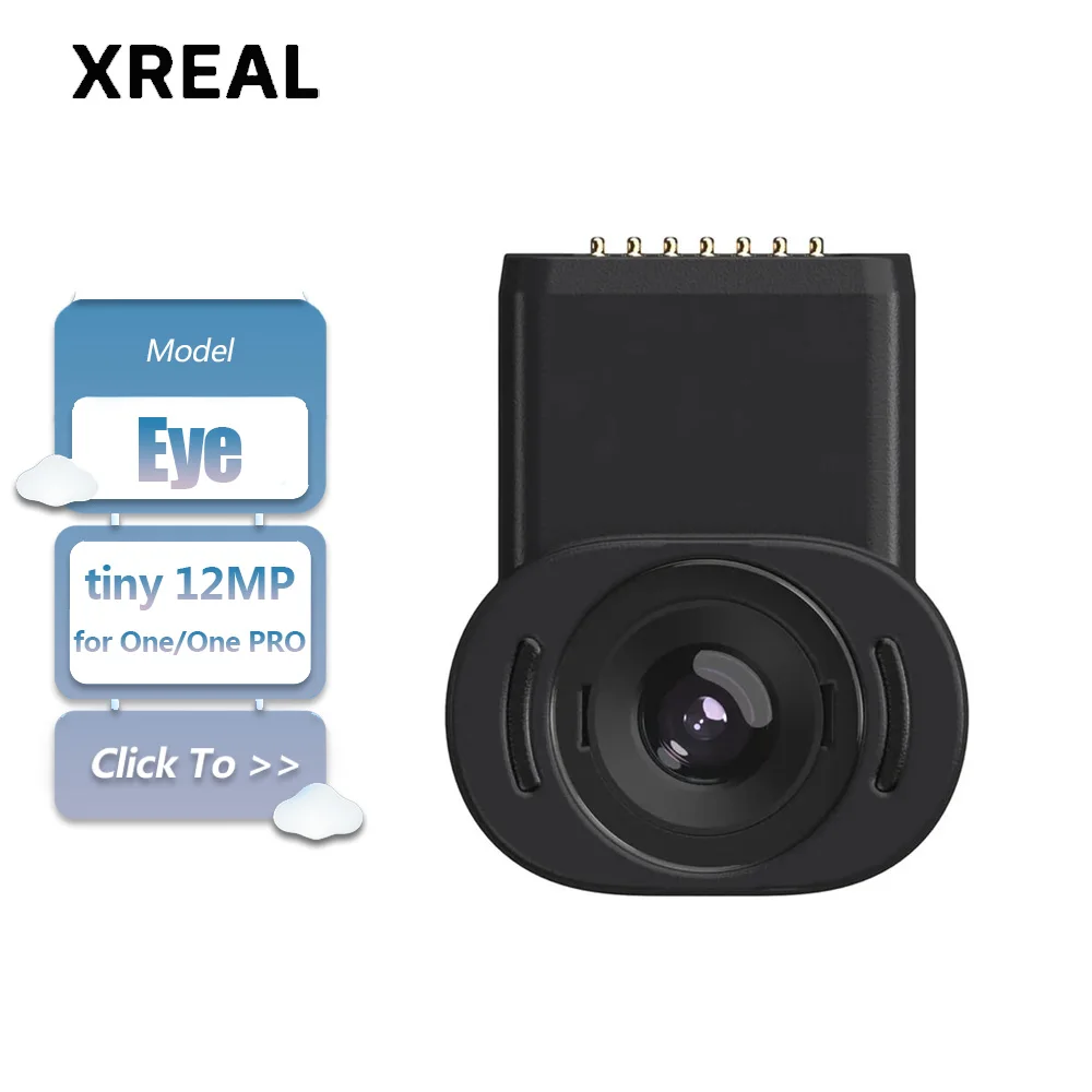 

XREAL Eye Tiny 12MP Camera for XREAL One & One Pro AR Glasses with One-Touch Real-World Images and Videos