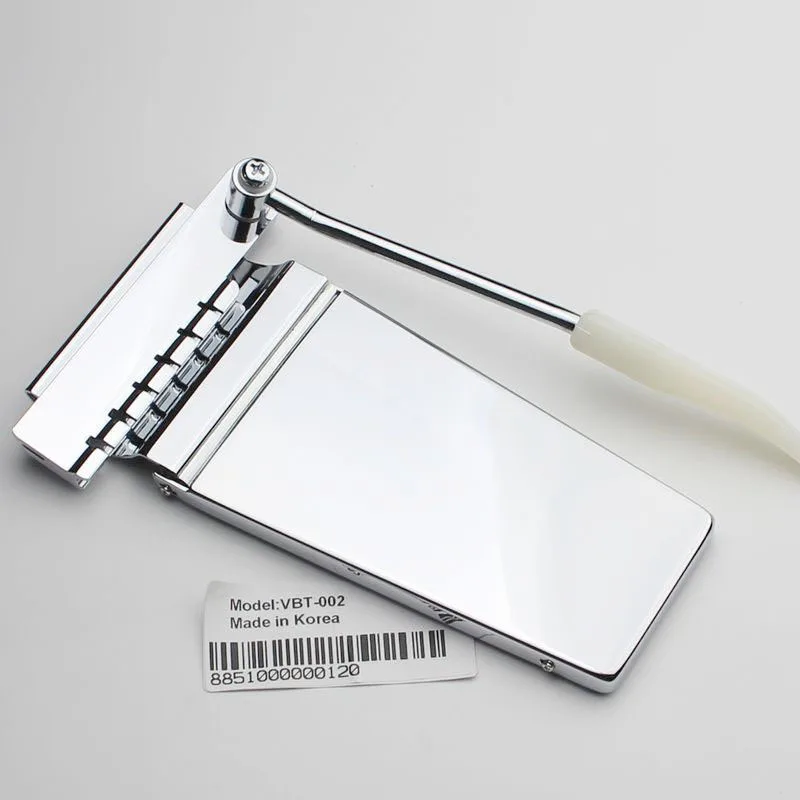 

Fits SG or LP, Korean Brand New Long Version Chrome Tremolo Bridge,