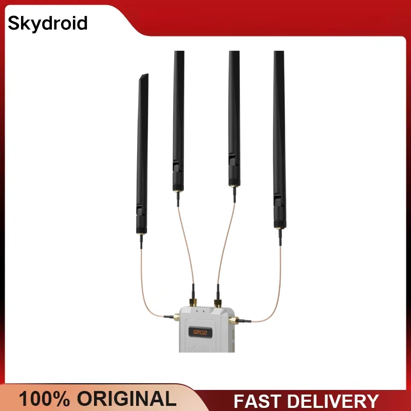 Skydroid GR02 Relay Receiver Module 2.4G 5.8G Dual-Band for RC Drone AB Point Air Relay Takeoff Landing Long Range Control
