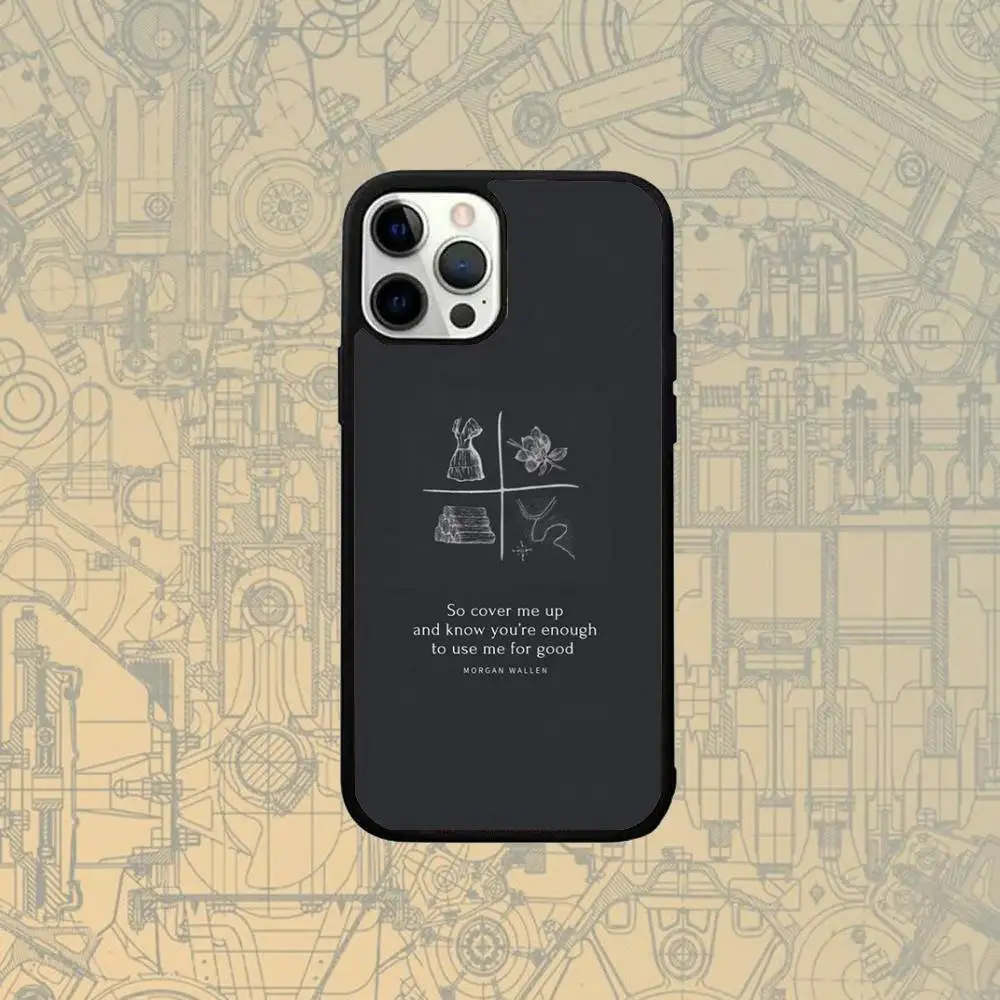 حافظة هاتف Morgan Wallen Im The Problem لهاتف IPhone 17,16,15,Pro,Max,Air,14,Plus,13,12,11 Magesafe غطاء شحن لاسلكي