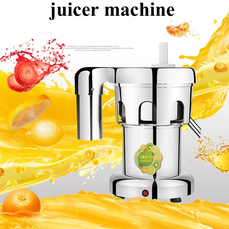 Stainless Steel Vegetable Apple Pear Wheatgrass Cucumber Extractor Juicer Fruit Extracting Machine