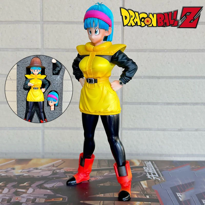 Anime Dragon Ball Z Bulma Saiyan King Vegeta Figurka Vegetaiii Płaszcz Seria Stojąca Figurka Model Statuetka Ozdoba Dziecko Prezent Świąteczny