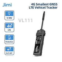 Jimi VL111 4G Mini Motorcyc GPS Tracker With Real-time Tracking Smart Alerts Remote Cut-Off Locator For Vehicle Fleet Management
