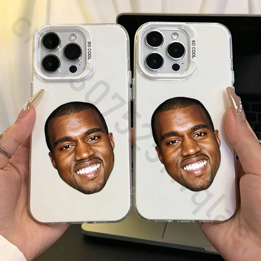 

Funny K-Kanye West Ye IMD Case for iPhone 17 16 15 14 13 12 11 Pro Max air plus Shockproof Plating Matte TPU Funda