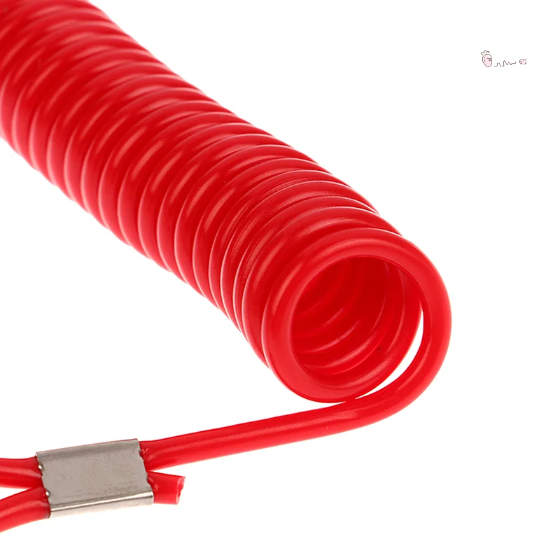 

[НОВИНКА] 2,0 м страховочный шнур-фиксатор для выключателя аварийной остановки лодочного мотора, для подвесных лодочных двигателей, аварийный трос для экстренной остановки двигателя