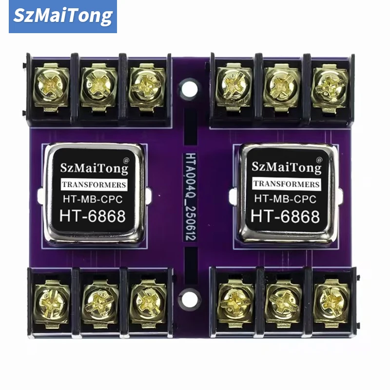HT-6868 Balanced and Unbalanced Conversion Audio Isolator Permalloy Audio Isolation Transformer 600:600 20Hz-20KHz