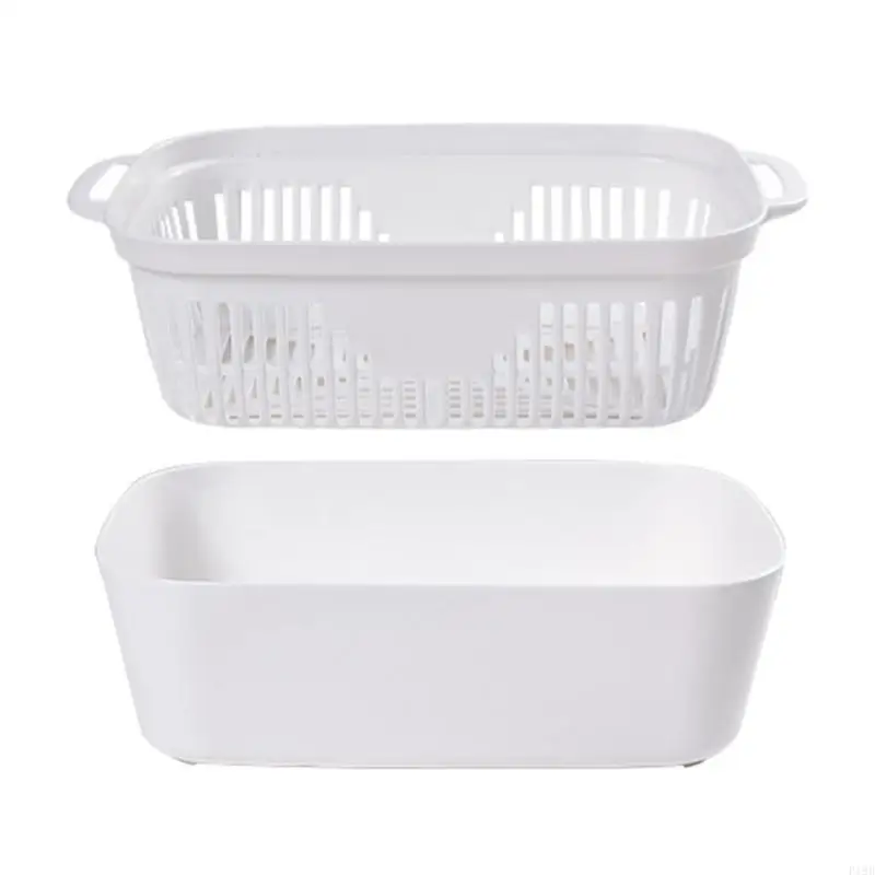 F19B Space Saving Bean Sprout Grower Plastic Microgreens Sprouting Basket Easy to Use Sprouter Tray for Germination