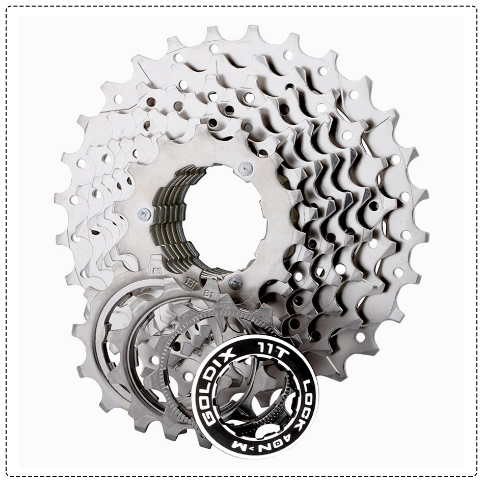 GOLDIX MTB/Road bike Cassette 11-25/28/32/34/36T bicycle freewheel 8/9/10/11/12 speed sprocket flywheel for Shimano SRAM