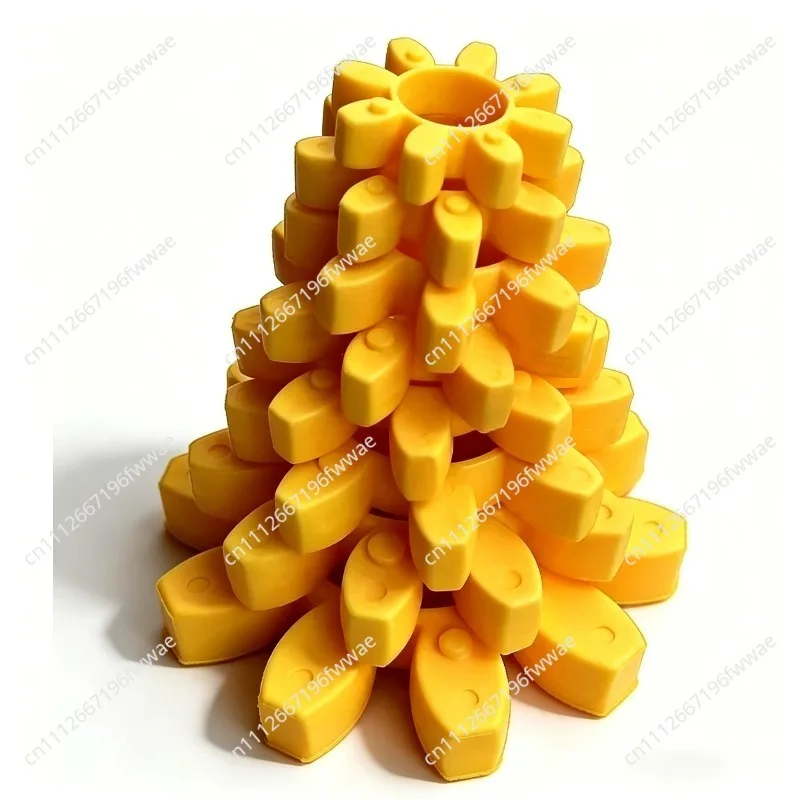 For CJ42 coupling Carbon steel, elastomer plum blossom coupling for water pump